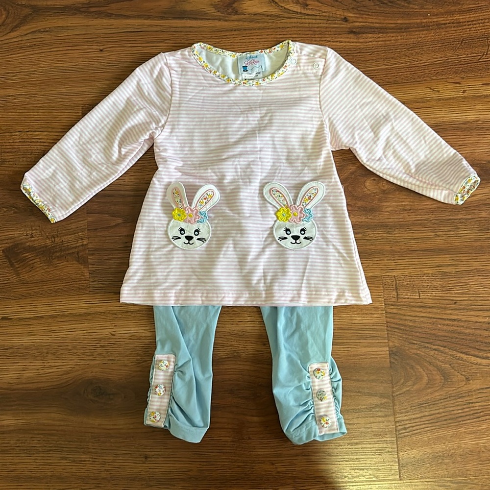 Sweet La Rose Bunny Set - 2T